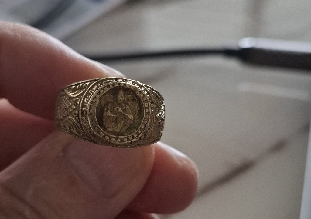 Oude Boeddhistische ring – Luang Phor Khun, Verzenden, Heer, Nieuw, Goud