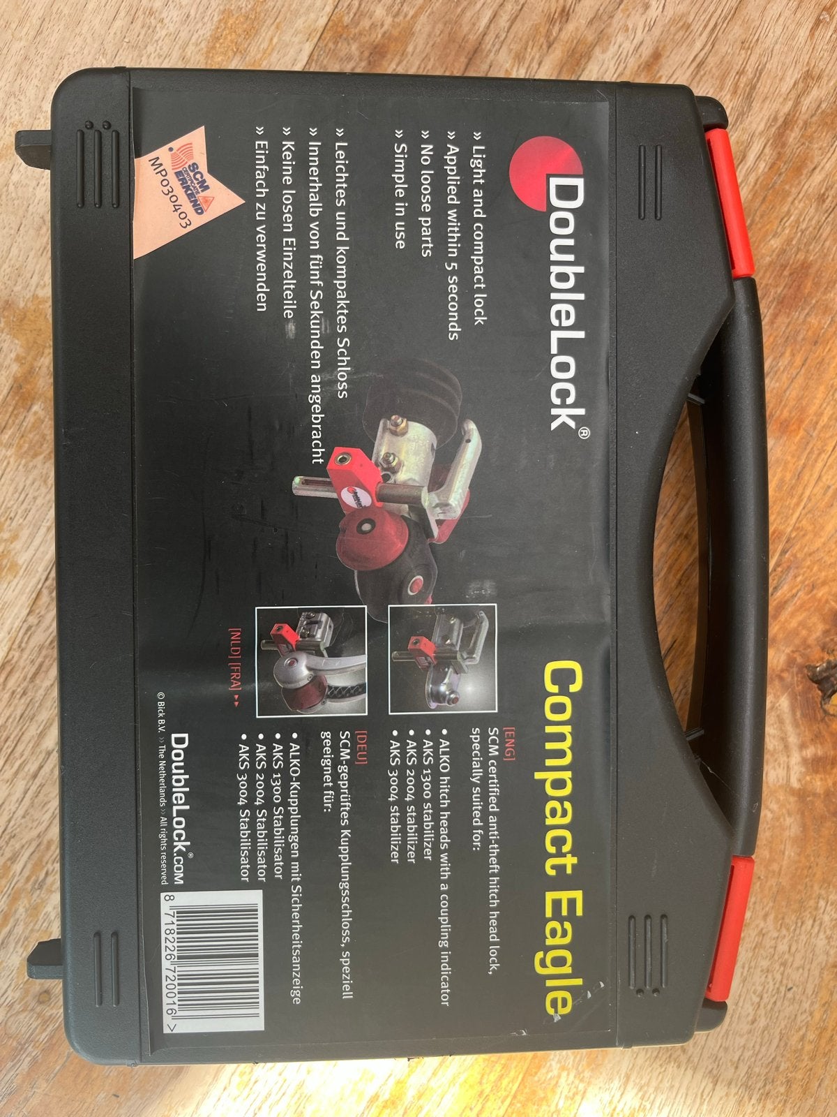 DoubleLock Compact Eagle SCM gekeurd disselslot, Ophalen of Verzenden, Zo goed als nieuw