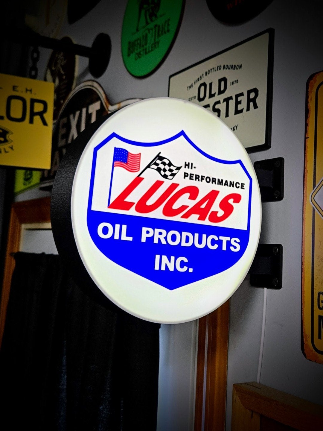 Nieuw Dubbelzijdig Lucas Oil Lichtbord, Ophalen of Verzenden, Nieuw