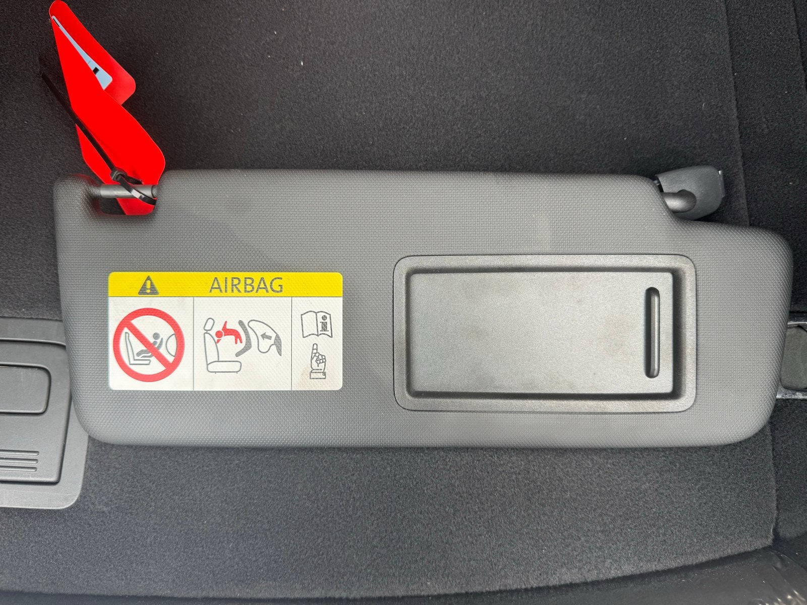 Audi Zonneklep Rechts Zwart OEM 8W5857552K7C0 2017-2023, Ophalen of Verzenden, Gebruikt, Audi