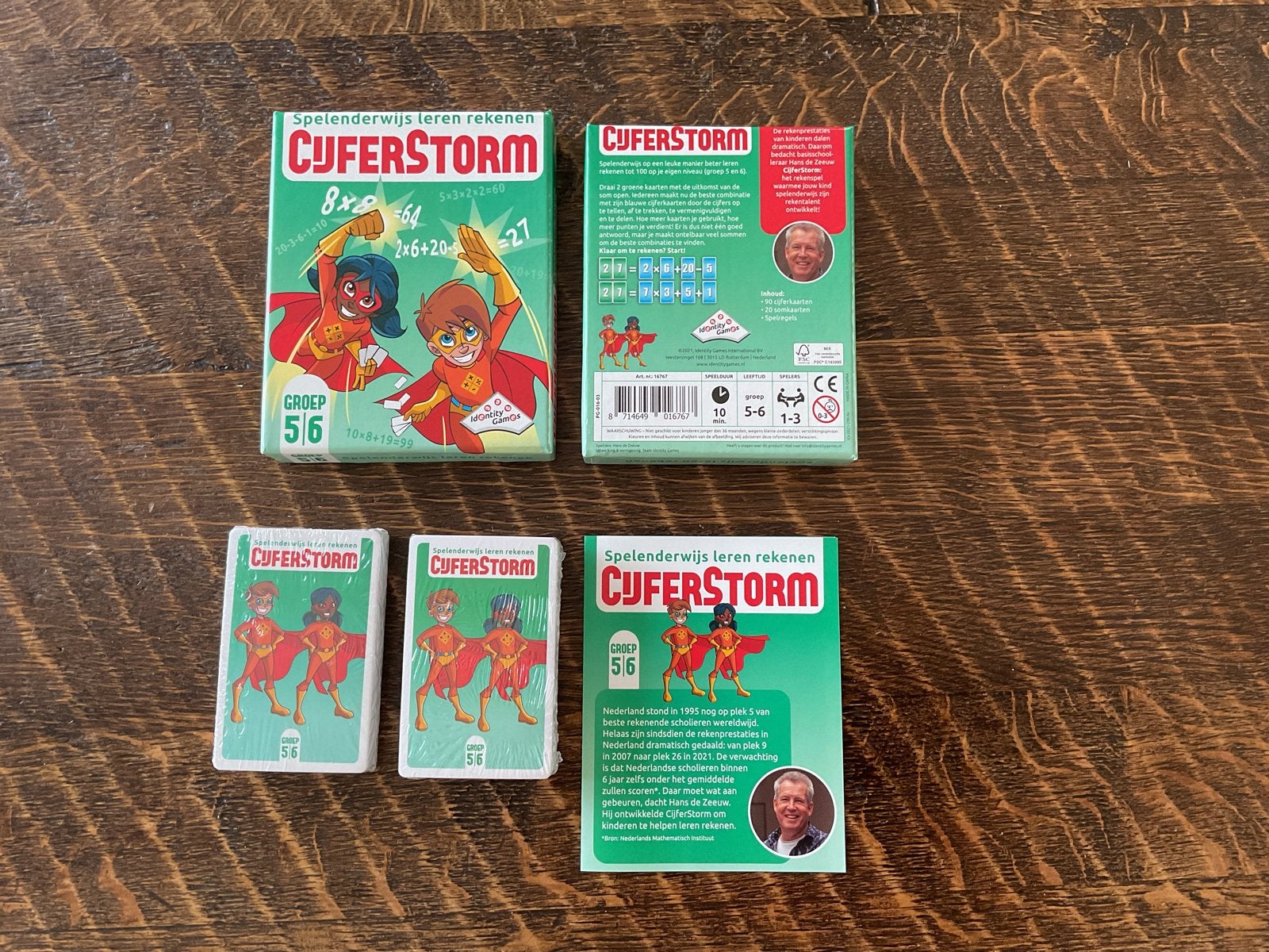 Cijferstorm Spelenderwijs leren rekenen (Groep 5/6) NIEUW!!, Een of twee spelers, Ophalen of Verzenden, Nieuw