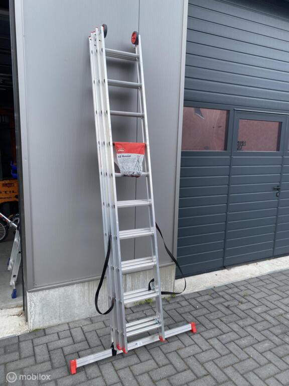 Altrex ladder 3x10 (Nieuw!), Doe-het-zelf en Verbouw, Ladders en Trappen, Nieuw, Opvouwbaar of Inschuifbaar, Ophalen