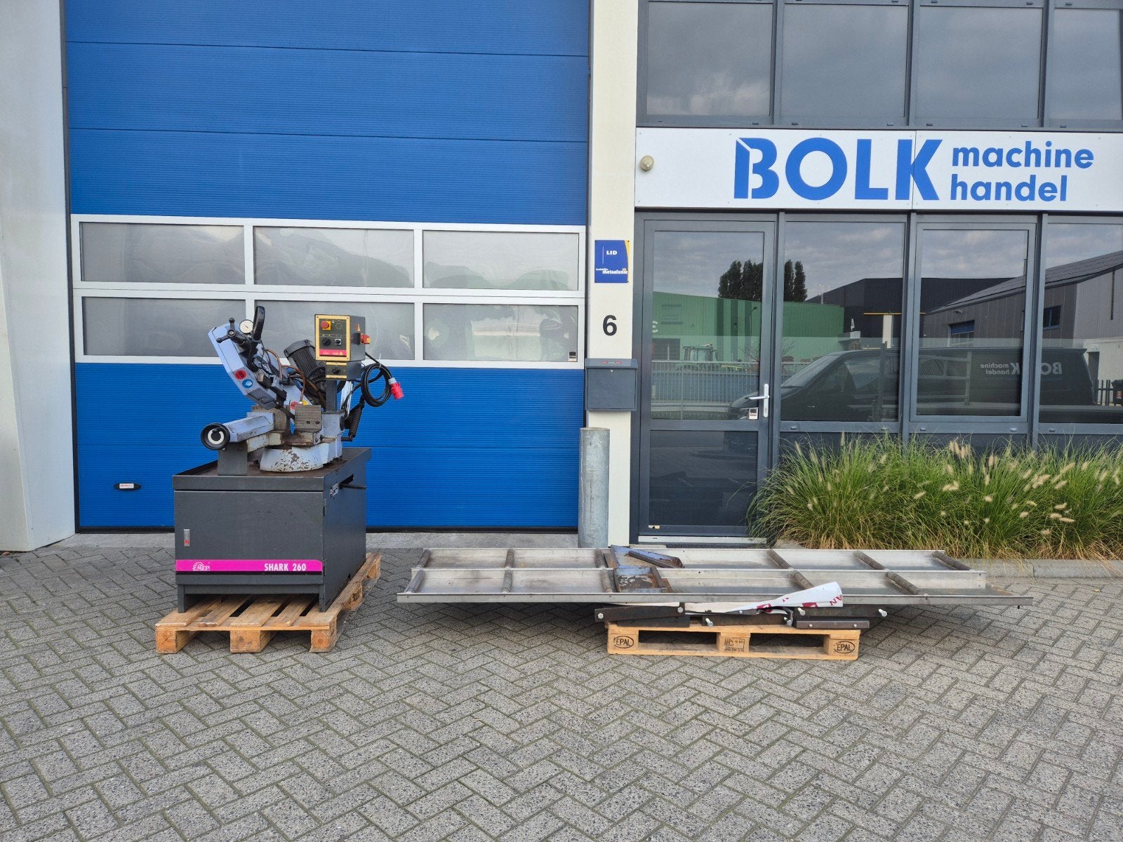 MEP SHARK 260 CCS Lintzaag met of zonder rollenbaan 380V, Ophalen of Verzenden, Mep, Info@bolkmachinehandel.nl, Italië