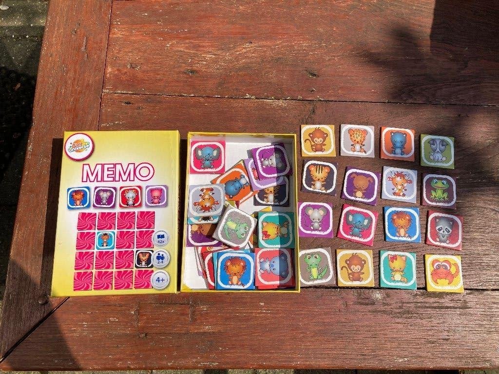 Memorie spel vrolijke dieren, Ophalen, Gebruikt
