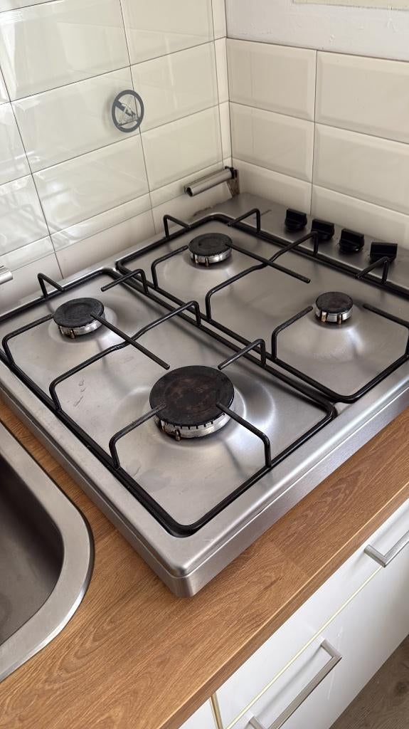 Gasstel/ Kookplaat te koop, Ophalen, Gebruikt, 4 kookzones, Gas