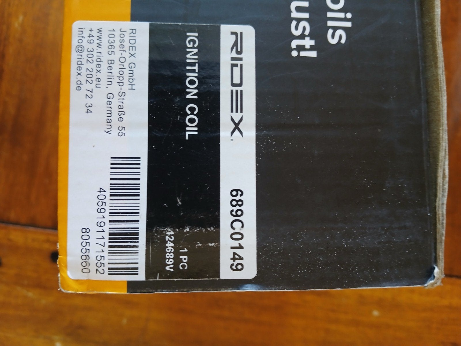 RIDEX Bobine 689C0149 - Nieuw in doos, Ophalen