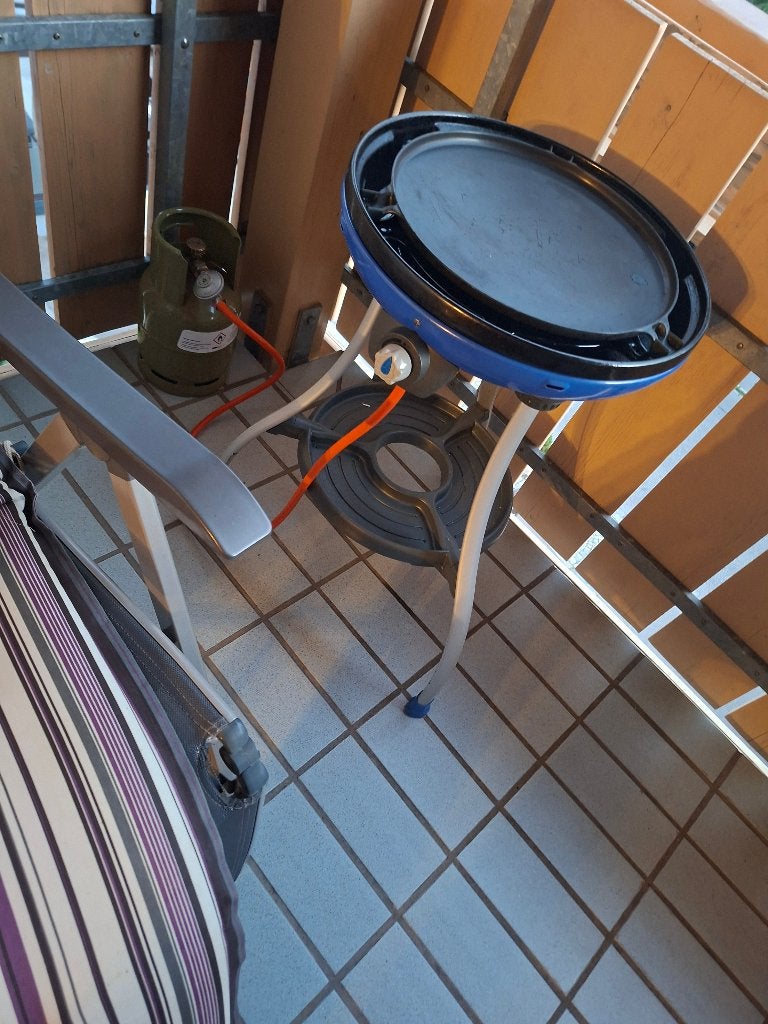 Cadac skottelbraai, Ophalen, Gebruikt, Cadak