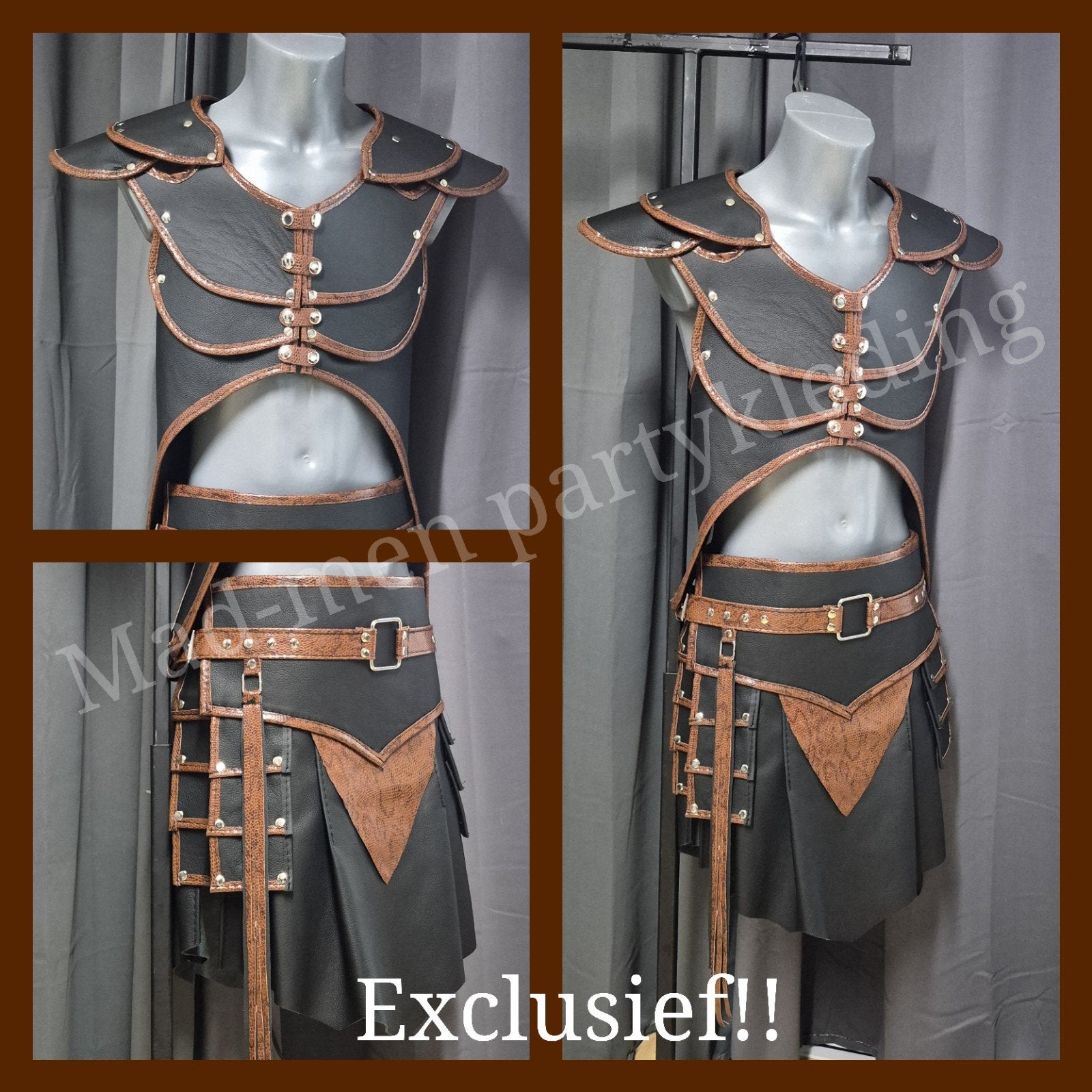 kinky heren rok. bitch. wasteland. toxic, Ophalen of Verzenden, Nieuw, Overige thema's, Kleding