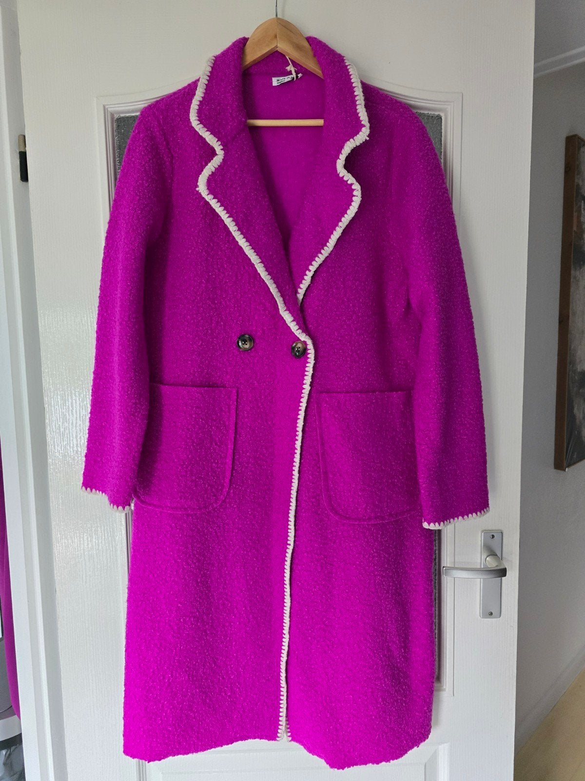 nieuwe jas magenta 40 42 44, Ophalen of Verzenden, Nieuw, Maat 42/44 (L), Zwart