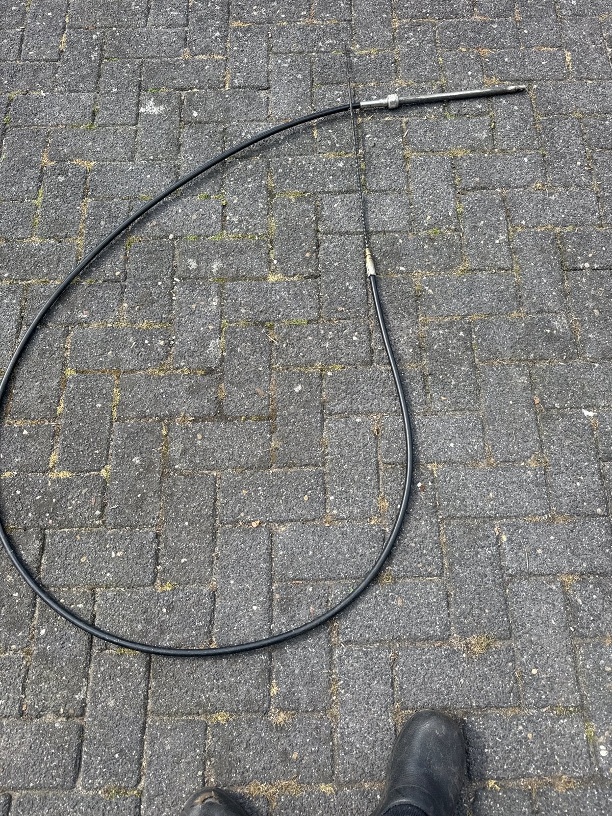 Stuurkabel 14 inch voor boot of buitenboordmotor, Ophalen of Verzenden, Gebruikt, Motor en Techniek