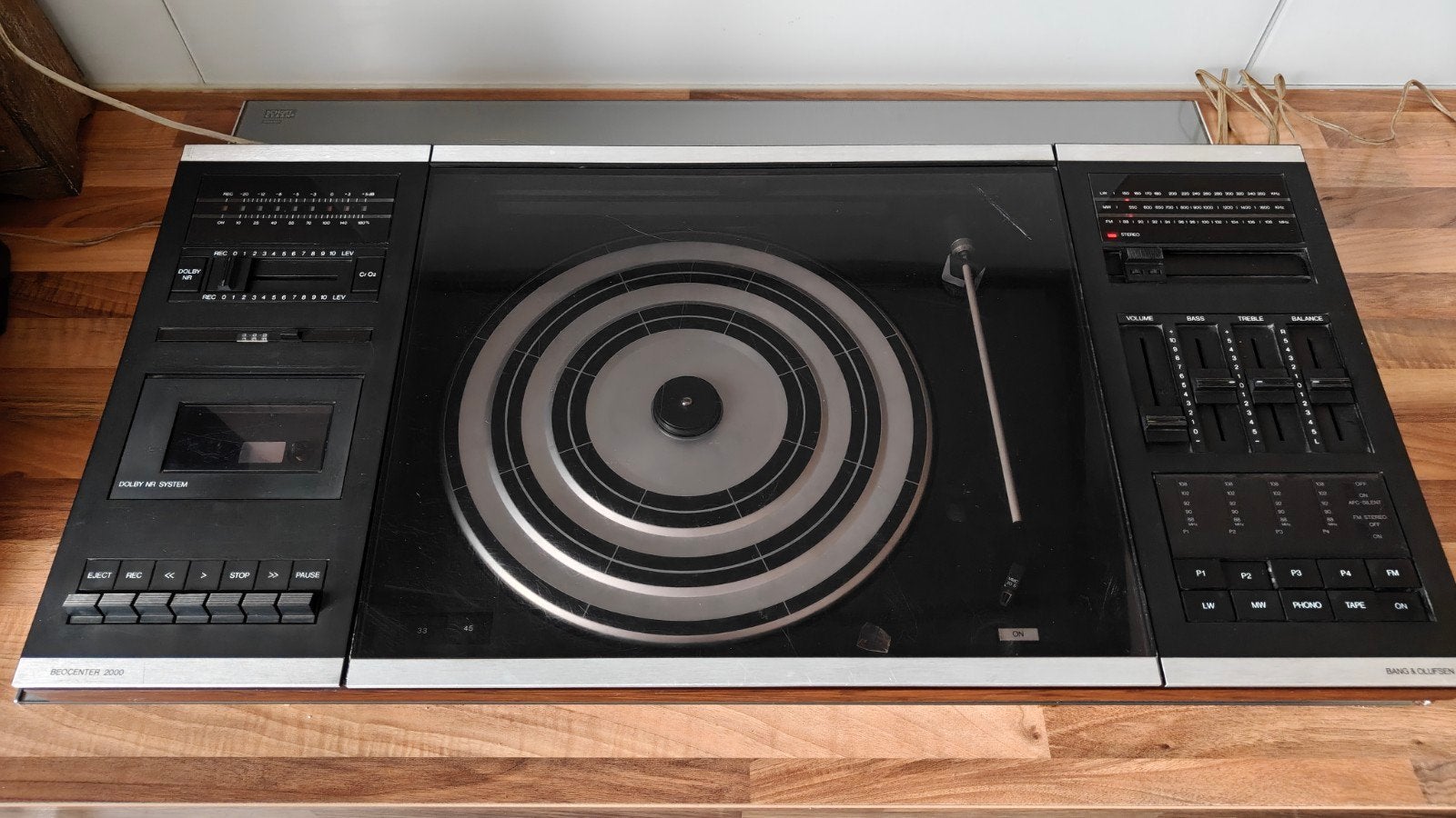 Bang & Olufsen Beocenter 2000 - Vintage Hifi Systeem, Ophalen, Gebruikt, Bang & Olufsen