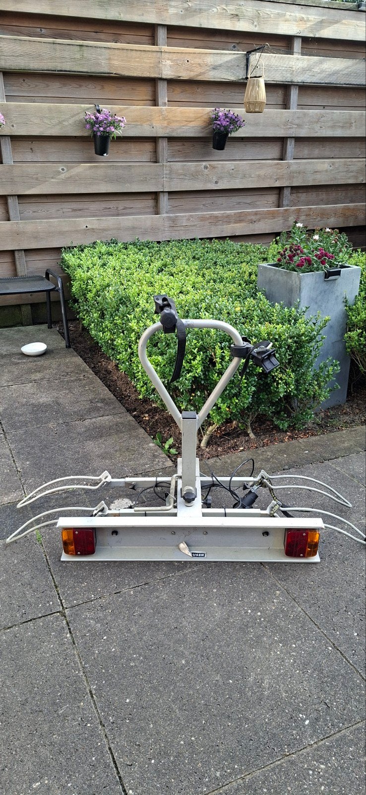 Prouser Silverbike Trekhaak Fietsendrager voor 2 fietsen, Ophalen, 2 fietsen, Gebruikt, Trekhaakdrager