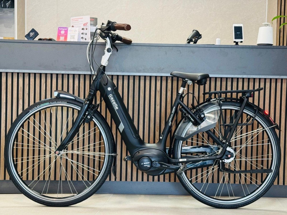 Gazelle Grenoble C7+ HMB Elite Dames Zwart 49cm, Ophalen, Gebruikt, -, -