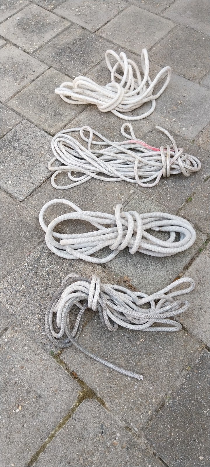 4 x diverse diktes en lengtes boot touw voor hobby, Ophalen, Gebruikt, Overige typen