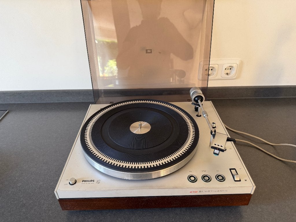 Voor de liefhebber: Philips 212 Electronic platenspeler, Audio, Tv en Foto, Platenspelers, Ophalen, Gebruikt, Platenspeler, Philips