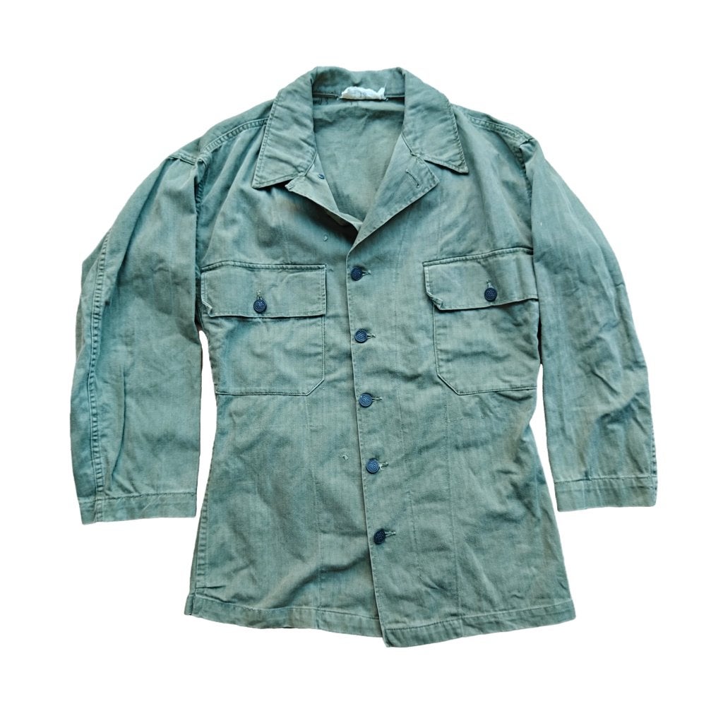 WWII US Women's HBT Jacket Named, Verzamelen, Ophalen of Verzenden, Amerika, Kleding of Schoenen