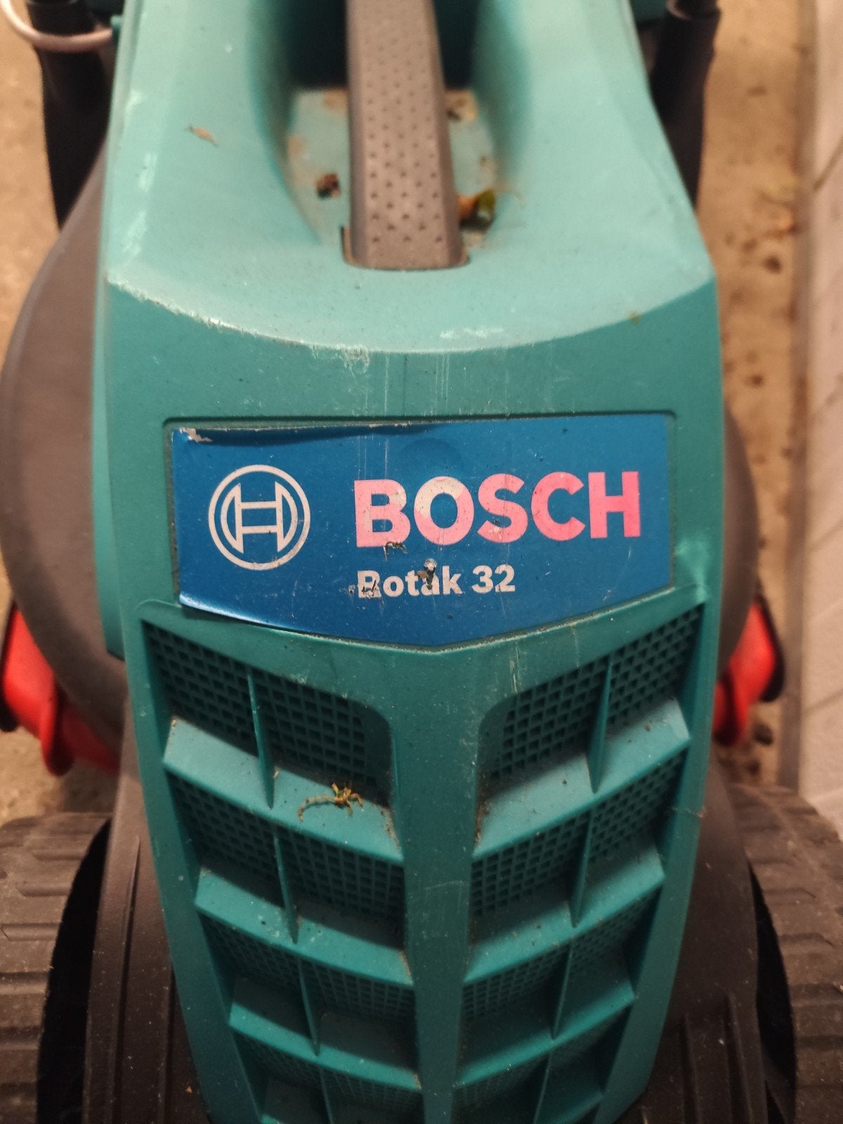 Bosch Rotak 32 elektrische grasmaaier, Cirkelmaaier, Gebruikt, Elektrische grasmaaier, Ophalen of Verzenden