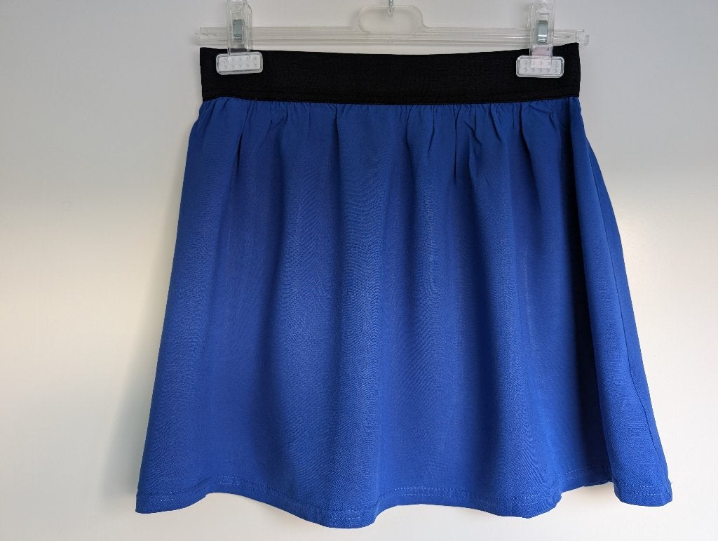 Blauwe rok met elastische tailleband maat S, Sutherland, Blauw, Ophalen of Verzenden, Zo goed als nieuw