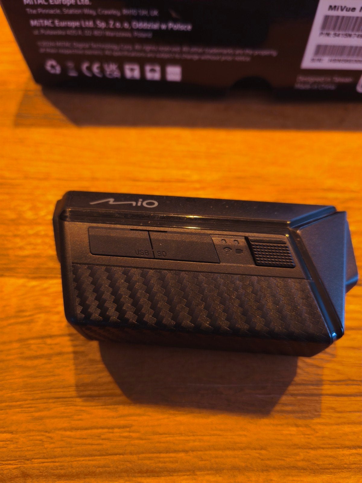 Mio MiVue MP30 GPS helm camera, Ophalen of Verzenden, Zo goed als nieuw