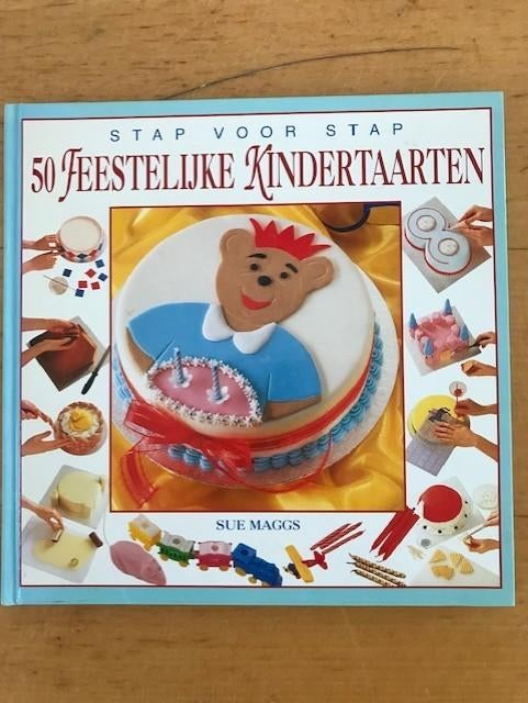 50 feestelijke kindertaarten, Boeken, Kookboeken, Ophalen of Verzenden, Zo goed als nieuw, Sue Maggs, Taart, Gebak en Desserts