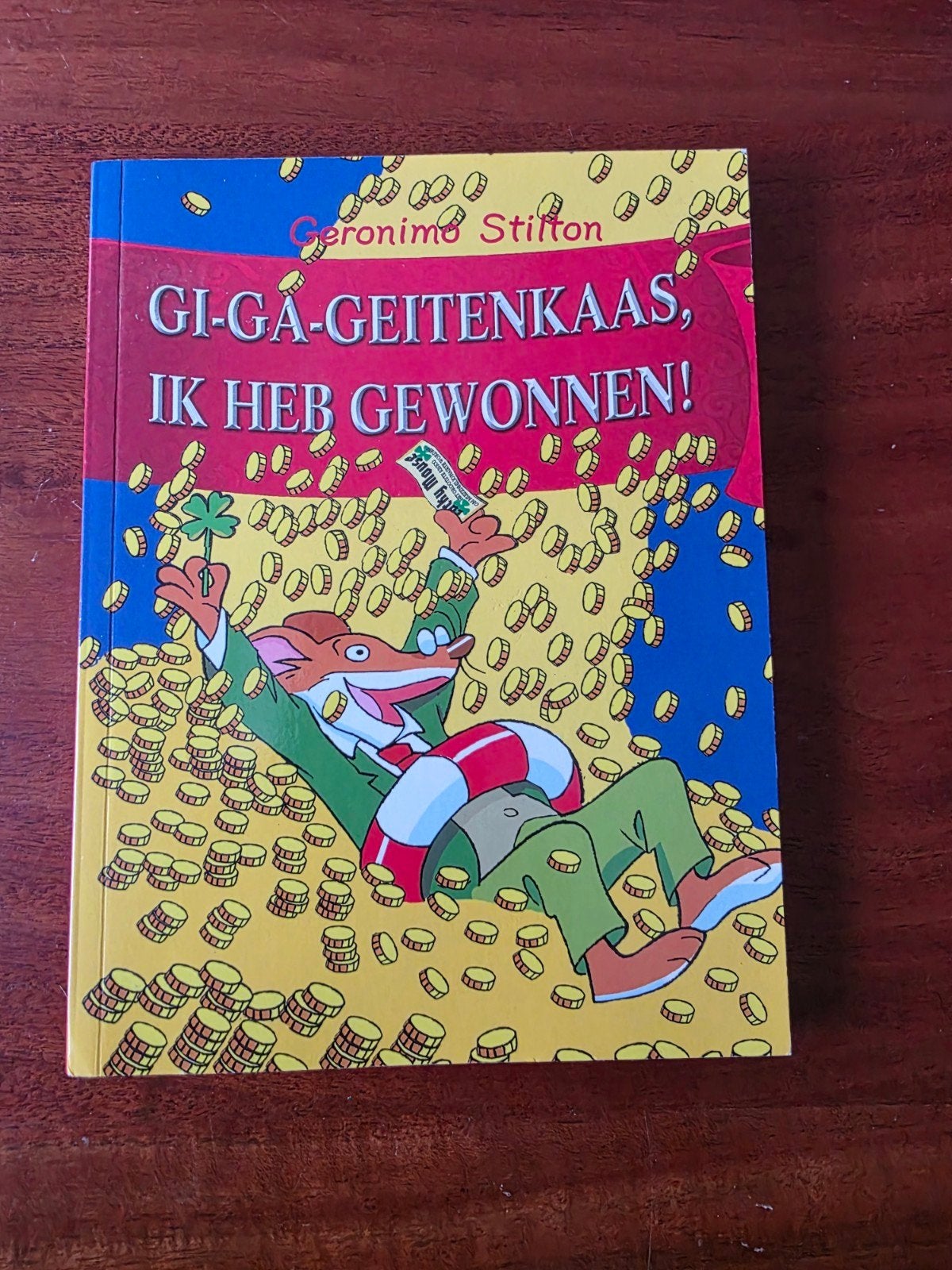 Geronimo Stilton: Gi-ga-geitenkaas, ik heb gewonnen!, Ophalen of Verzenden, Zo goed als nieuw, Geronimo Stilton, Fictie algemeen