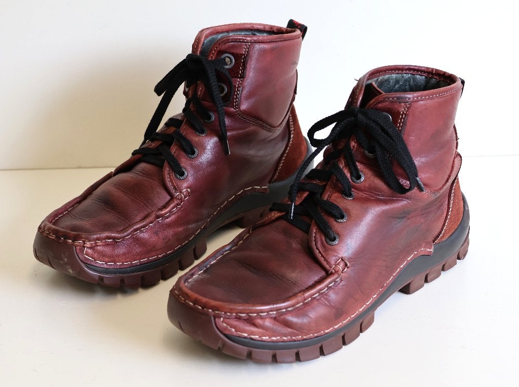 Bordeaux kleurige Wolky Boots maat 41, Wolky, Lage of Enkellaarzen, Ophalen of Verzenden, Zo goed als nieuw
