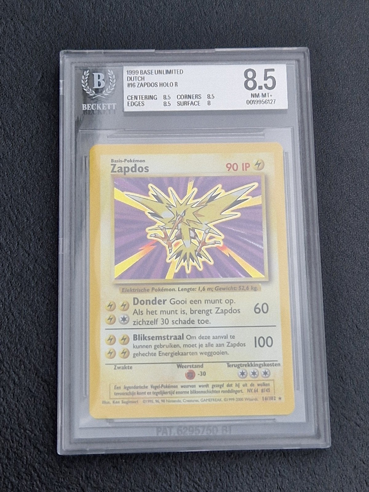 Zapdos BGS 8.5, Ophalen of Verzenden, Zo goed als nieuw