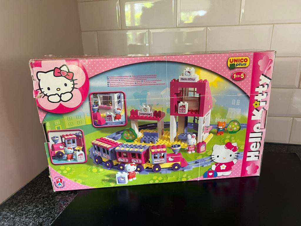Compleet hello kitty trein set, Ophalen of Verzenden, Zo goed als nieuw, Duplo