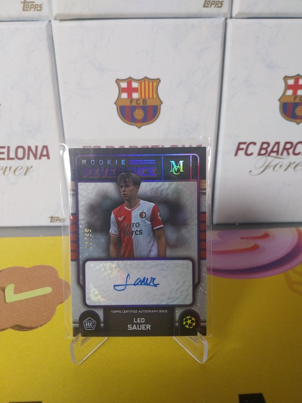 Leo Sauer RC Auto /99 Topps Museum 2023-2024, Ophalen of Verzenden, Zo goed als nieuw, Plaatje