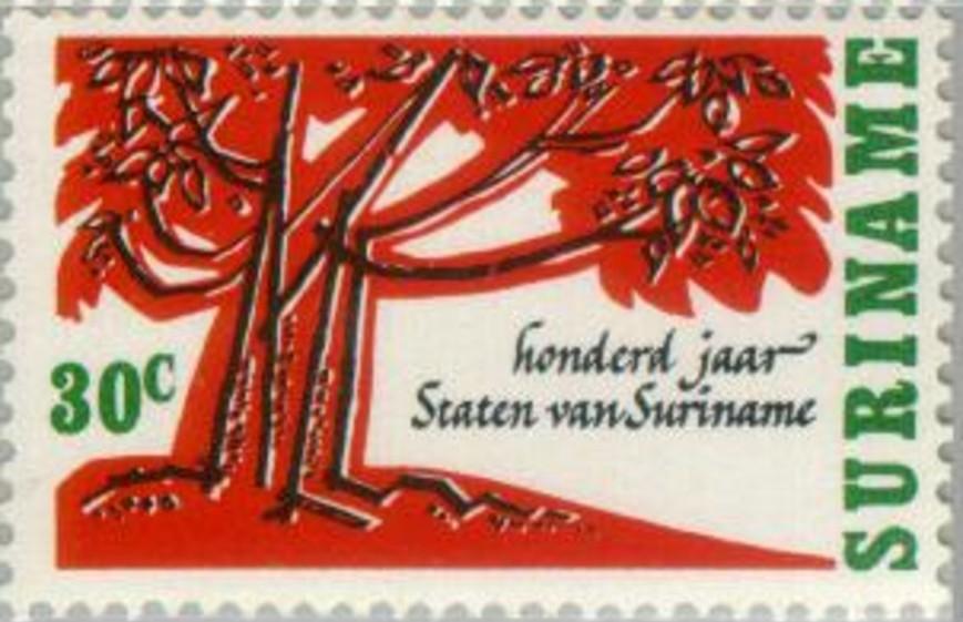 Suriname 1966 - nvph 459 - Staten van Suriname, Postzegels en Munten, Postzegels | Suriname, Verzenden, Postfris