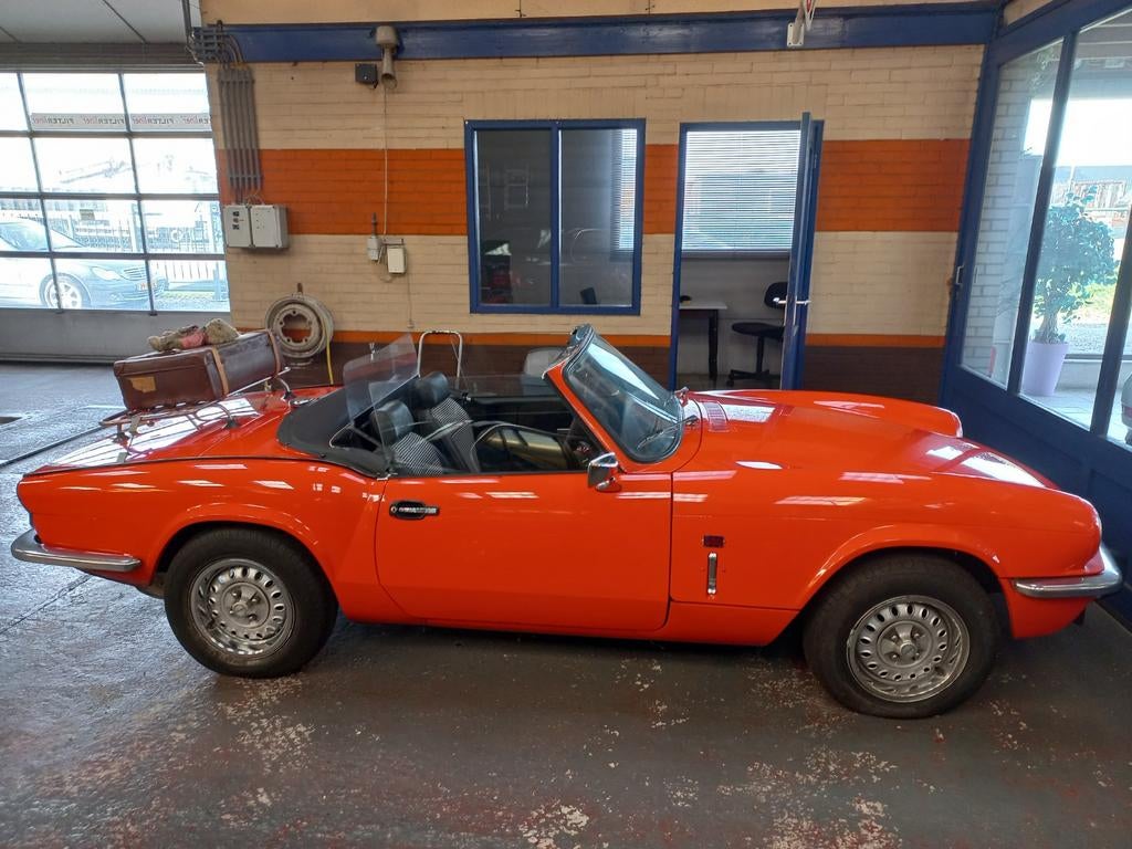 Triumph Spitfire 1.5 TC 1980 Rood, Auto's, Zwart, 4 cilinders, Cabriolet, Origineel Nederlands
