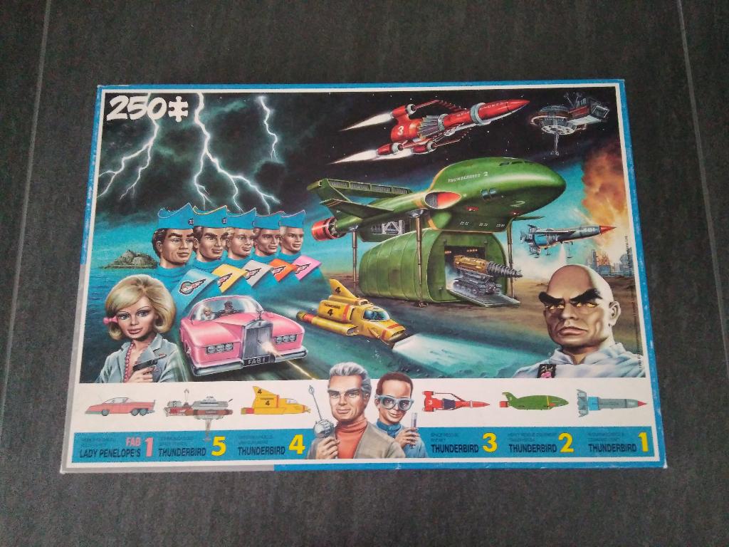 Puzzel Thunderbirds 250 stukjes, Ophalen, Meer dan 50 stukjes, Gebruikt, 6 jaar of ouder