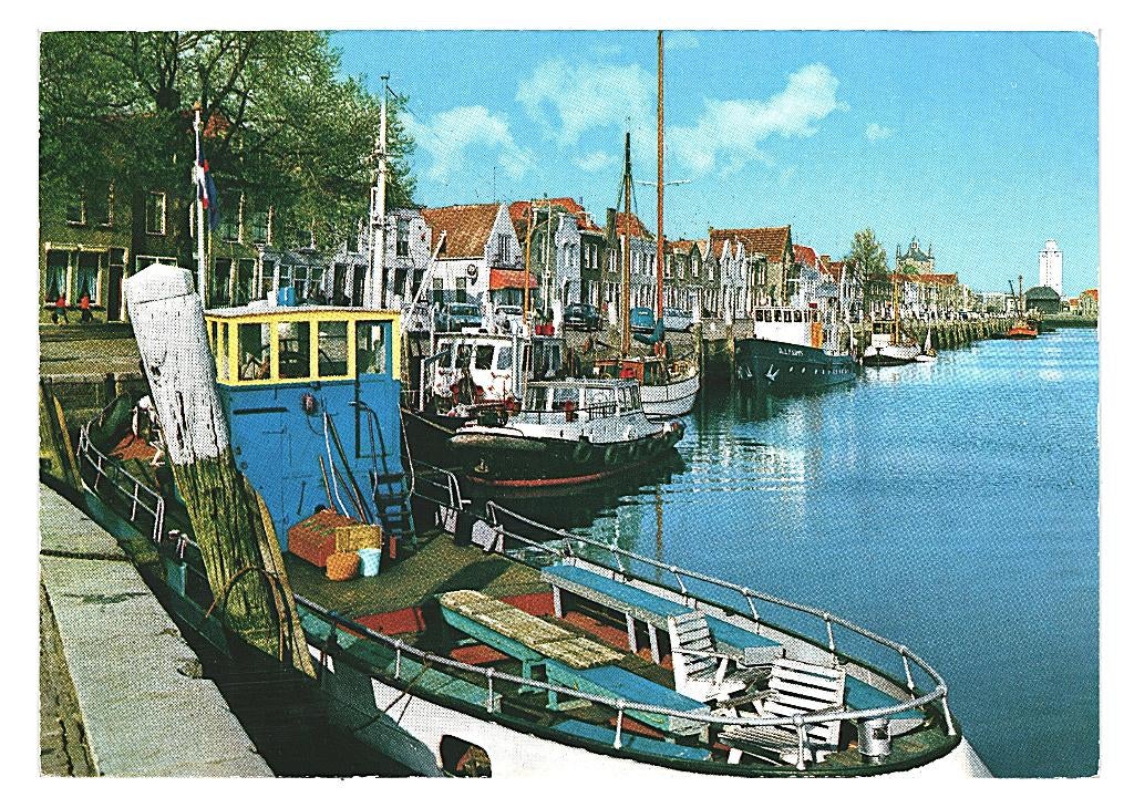 36346	Zierikzee	80+ Zeeland	Nieuwe Haven sleepboot	Gelopen, Ophalen of Verzenden, 1980 tot heden, Gelopen, Zeeland