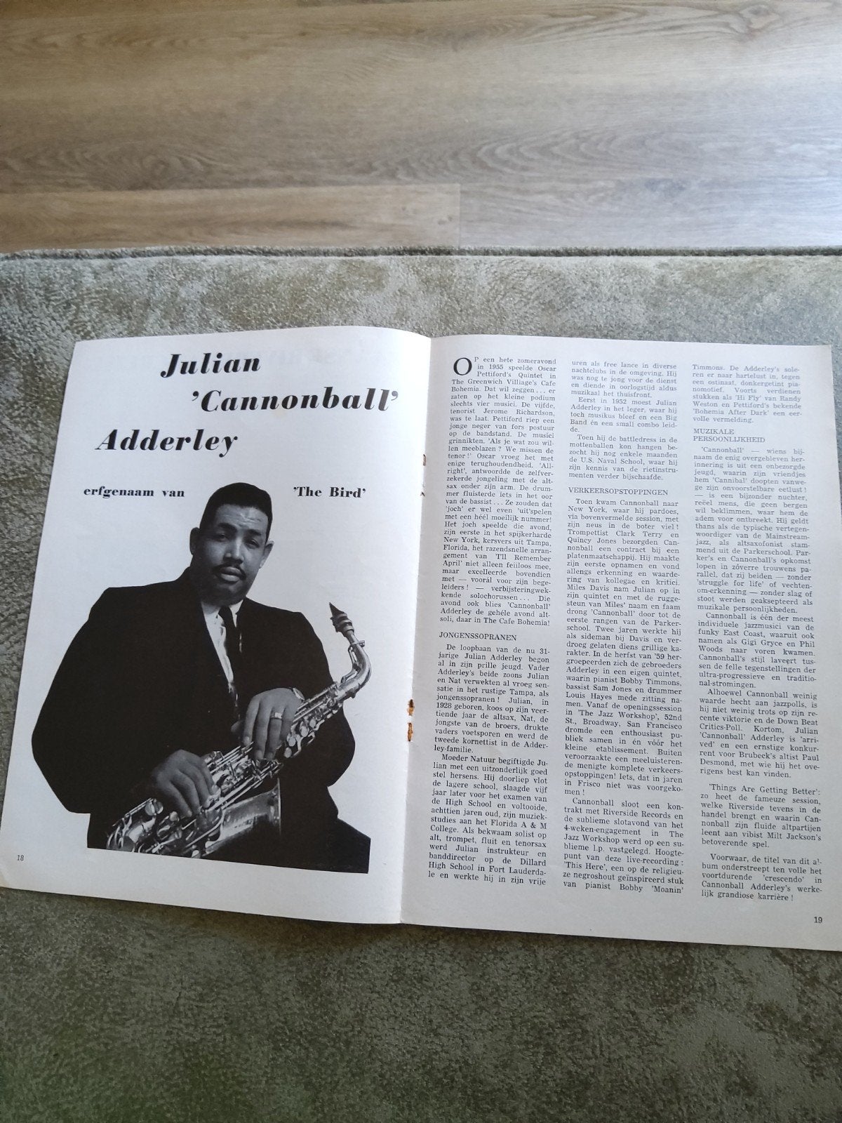Julian  Cannonball  Adderley, Ophalen of Verzenden, Boek, Tijdschrift of Artikel