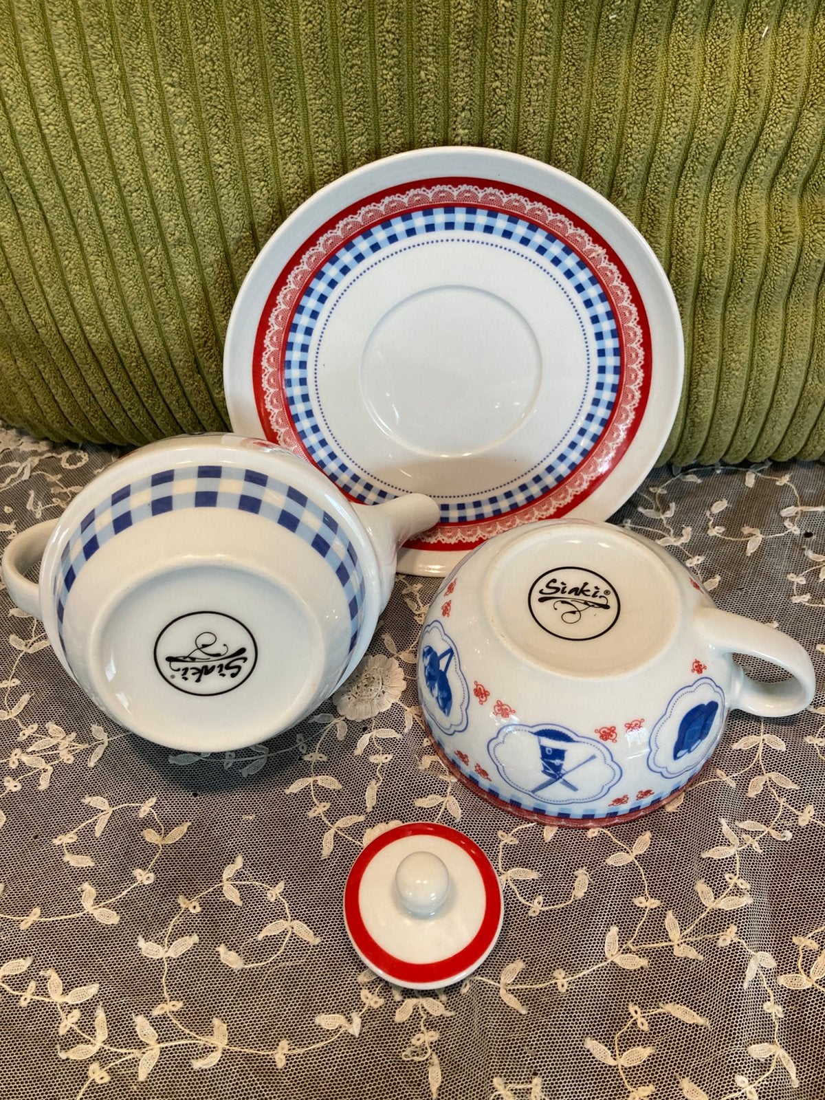 Tea for one set, Siaki (310526), Ophalen of Verzenden, Zo goed als nieuw, Overige stijlen, Kop(pen) en/of Schotel(s)