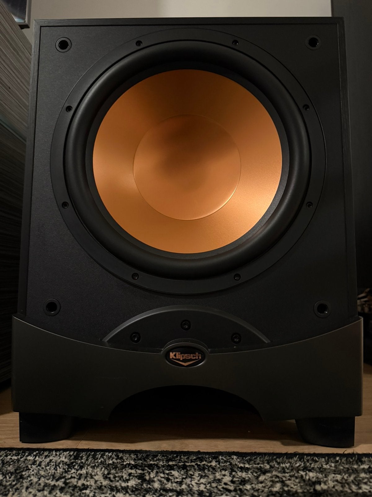 12 inch Subwoofer Klipsch RW-12D, Gebruikt, Subwoofer, Ophalen, 150 watt of meer