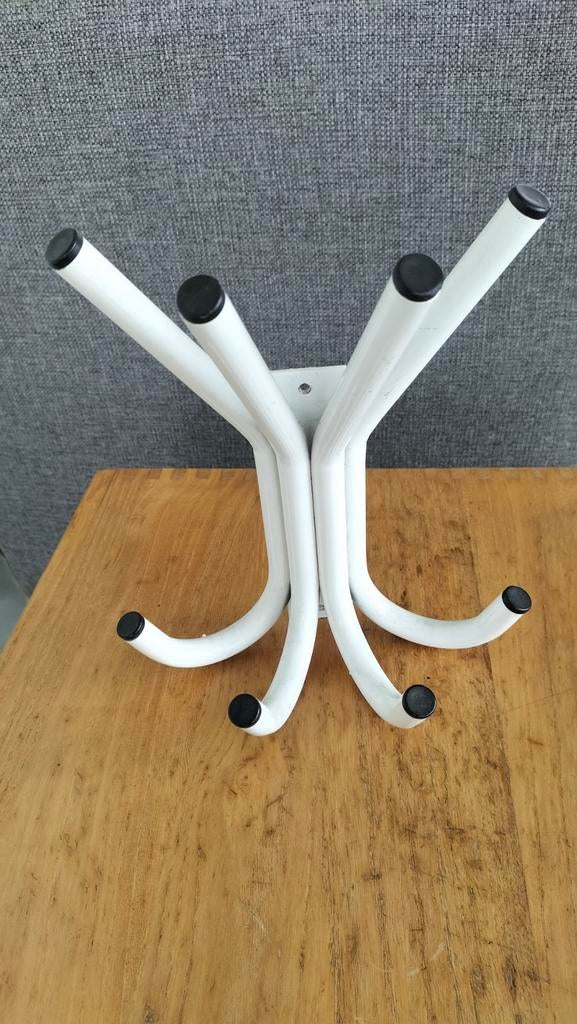 IKEA Kapstok wit metaal - wandmontage, Minder dan 50 cm, Gebruikt, Ophalen of Verzenden, Minder dan 25 cm