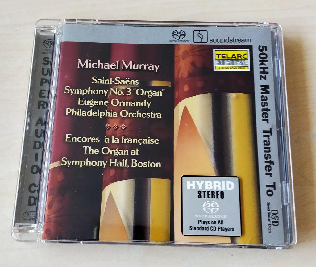 Michael Murray Saint-Saens Symphony No 3 Organ SACD Telarc