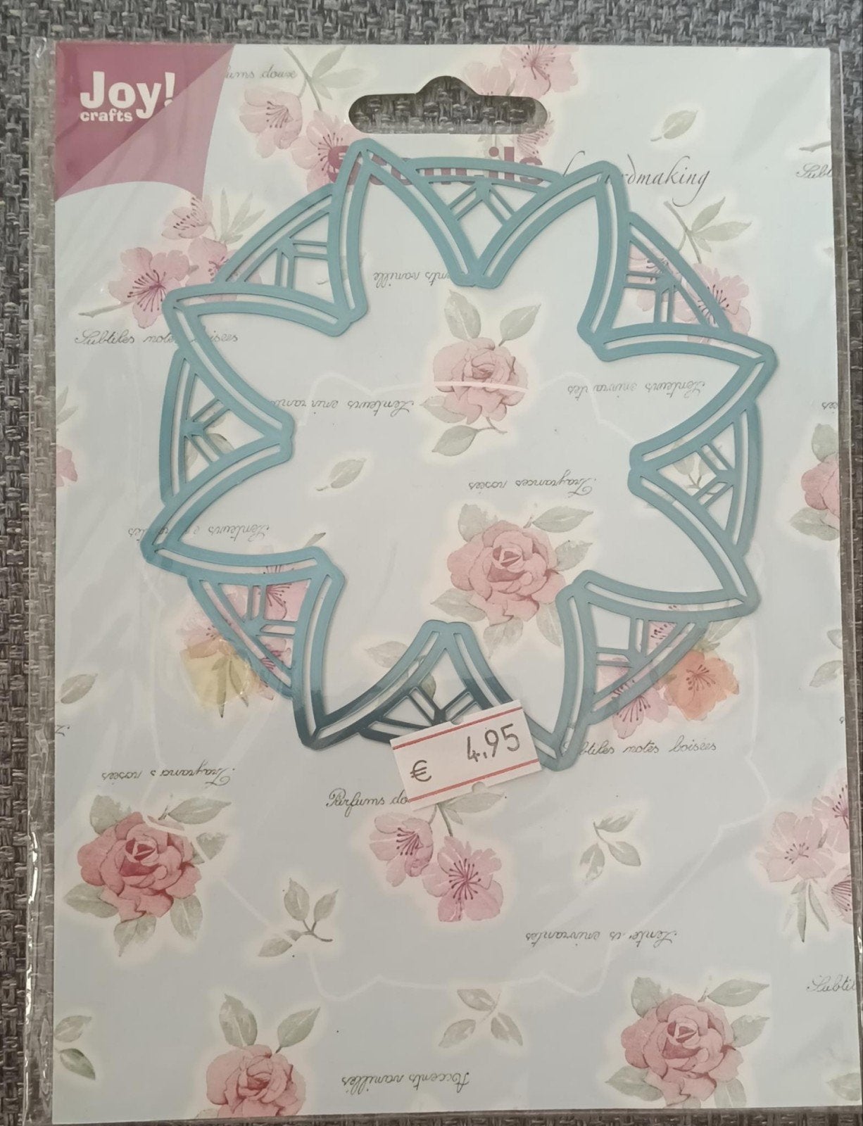 Joy! Crafts Stencil voor Embossing en Decoupage, Geschikt voor snijden, Gereedschap of Toebehoren, Nieuw, Blauw