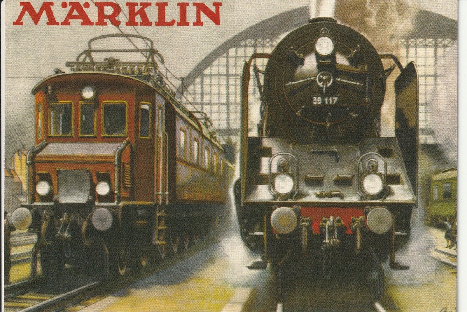 MARKLIN MODELTREINEN ELEK. STOOMLOCO. OMSLAG CATALOGUS 1929, Ophalen of Verzenden, 1980 tot heden, Gelopen