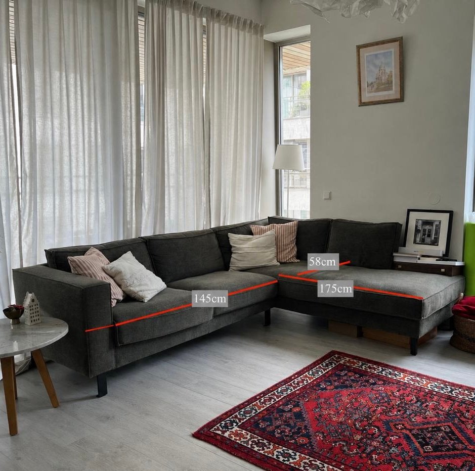 Tazzo Corner Sofa with HR Foam Seating, Huis en Inrichting, Ophalen, Zo goed als nieuw, Vierpersoons of meer, Hoekbank
