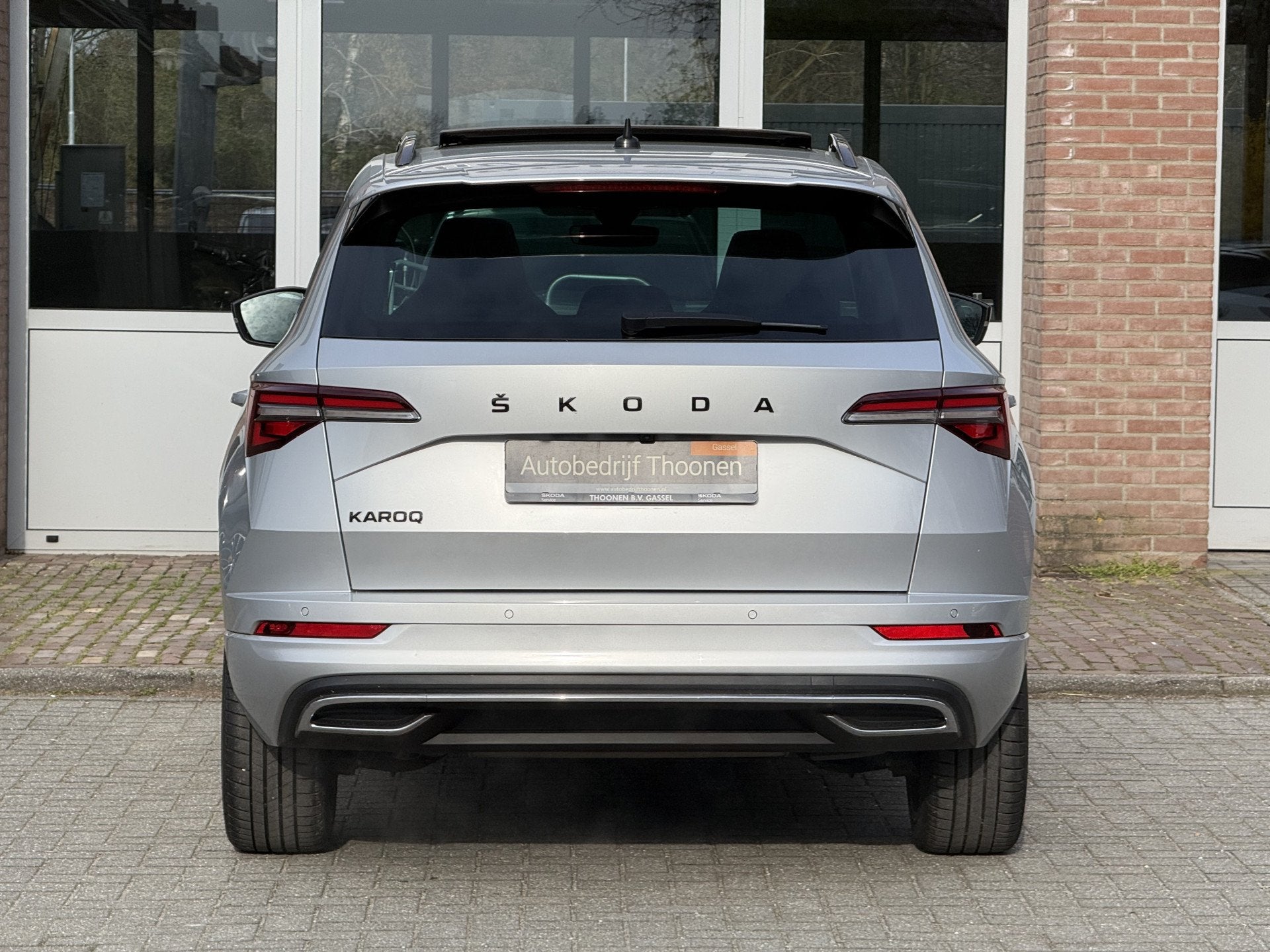 Skoda Karoq 1.5 TSI ACT Sportline Business Trekhaak | Camera, Stof, 4 cilinders, 1317 kg, Karoq