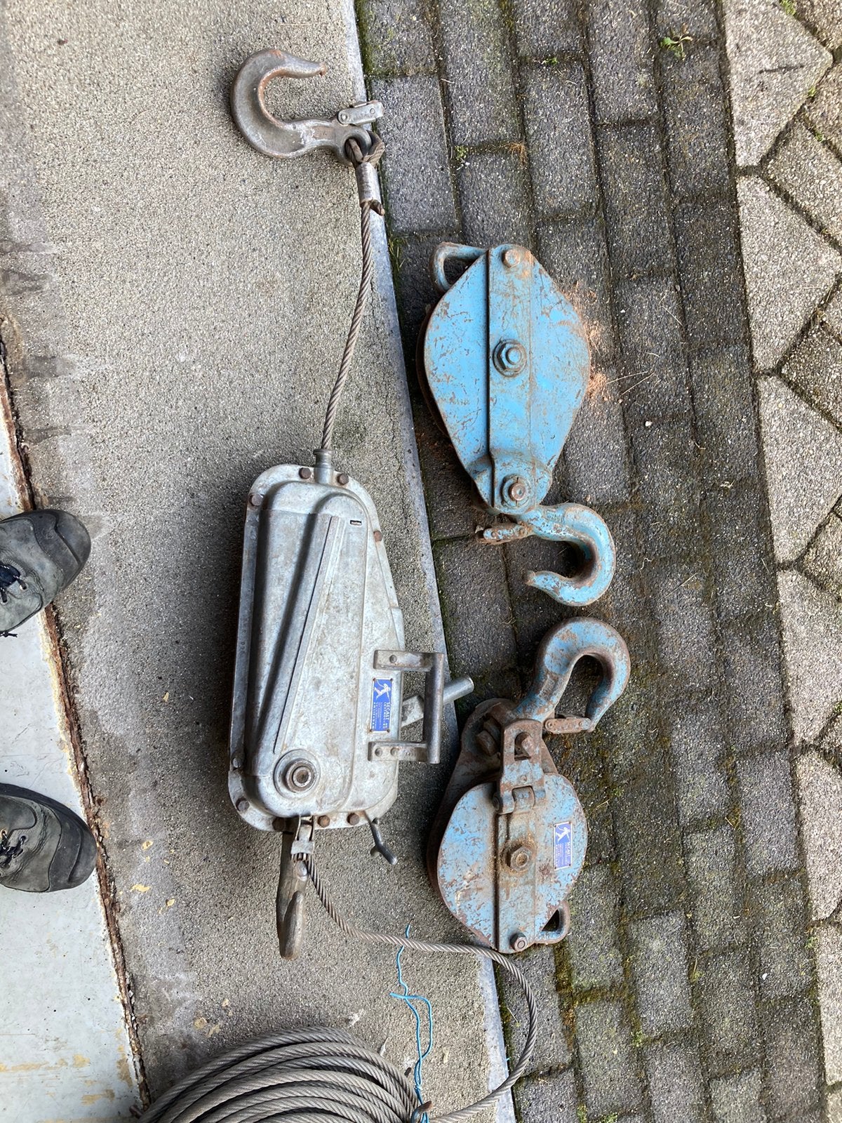 Tirfor takel 1,5 ton, Ophalen, Gebruikt