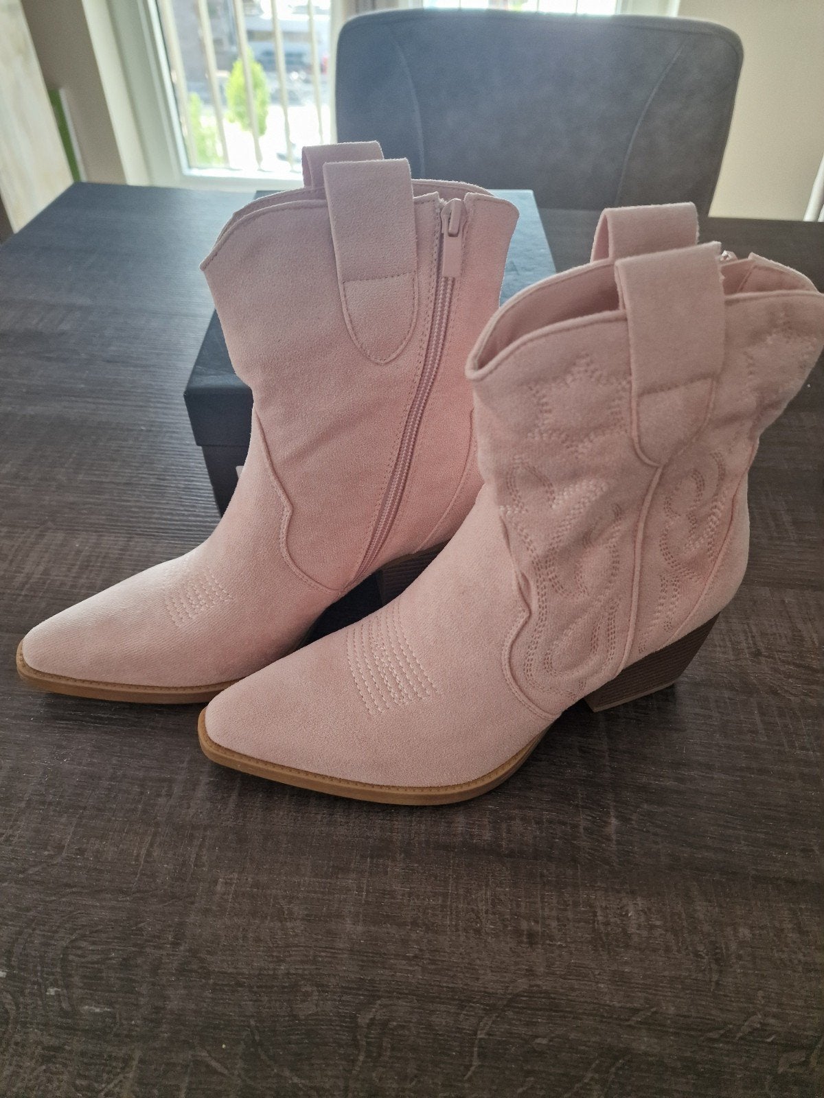 Roze cowboylaarzen maat 38, Kleding | Dames, Schoenen, Verzenden, Nieuw, Roze, Lage of Enkellaarzen
