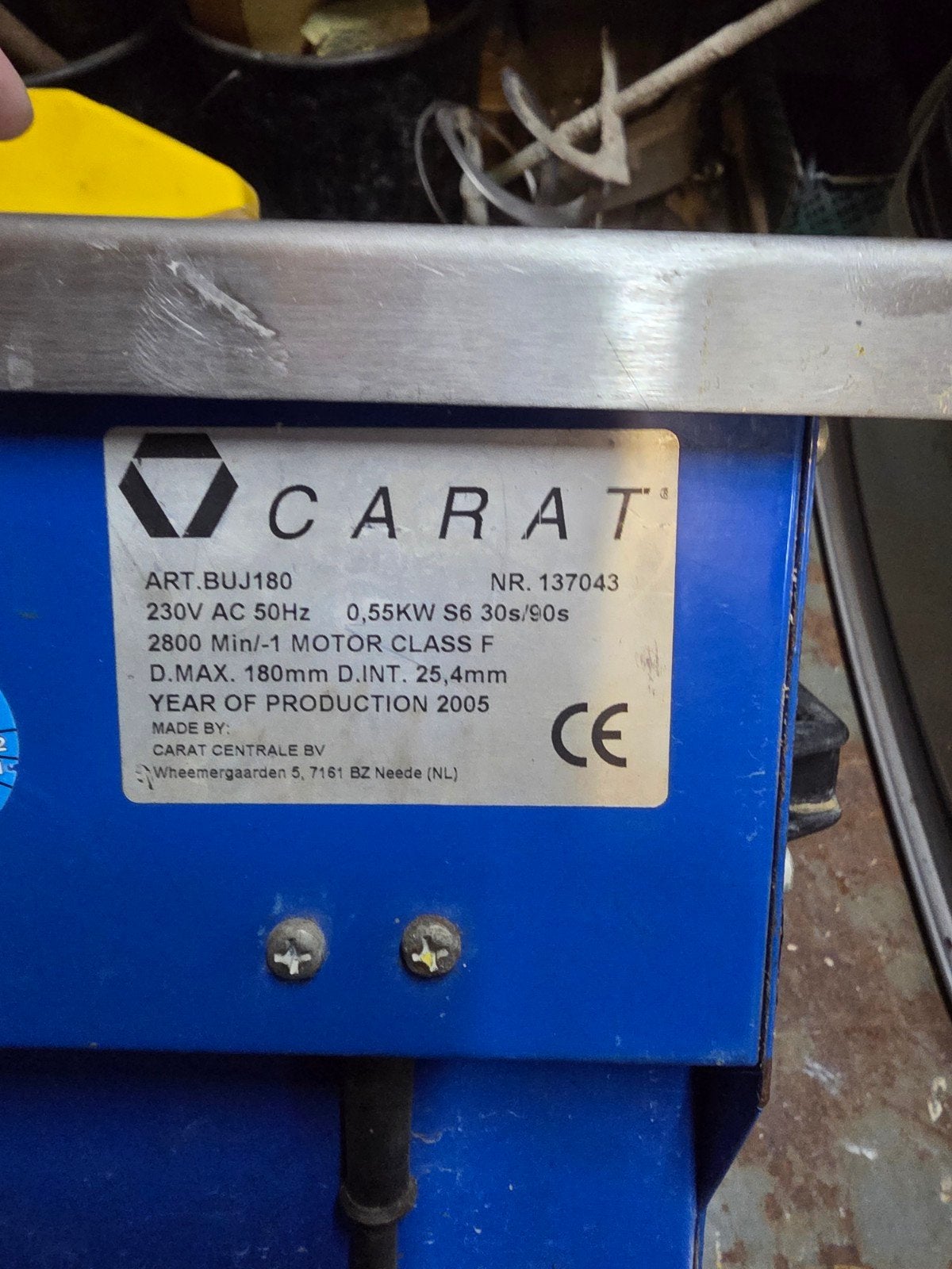 Carat Tegelzaag - Krachtige en Betrouwbare Zaagmachine, Doe-het-zelf en Verbouw, Ophalen, Gebruikt, 70 mm of meer, Overige typen