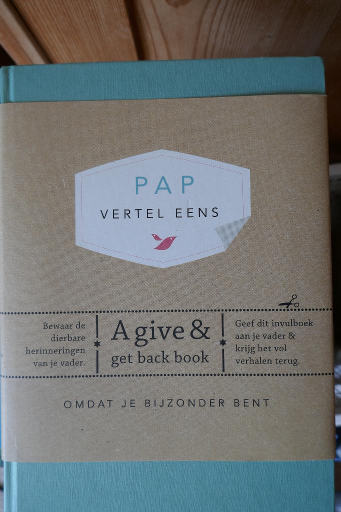 pap vertel eens, invulboek, Boeken, Ophalen of Verzenden, Nieuw, Je vader