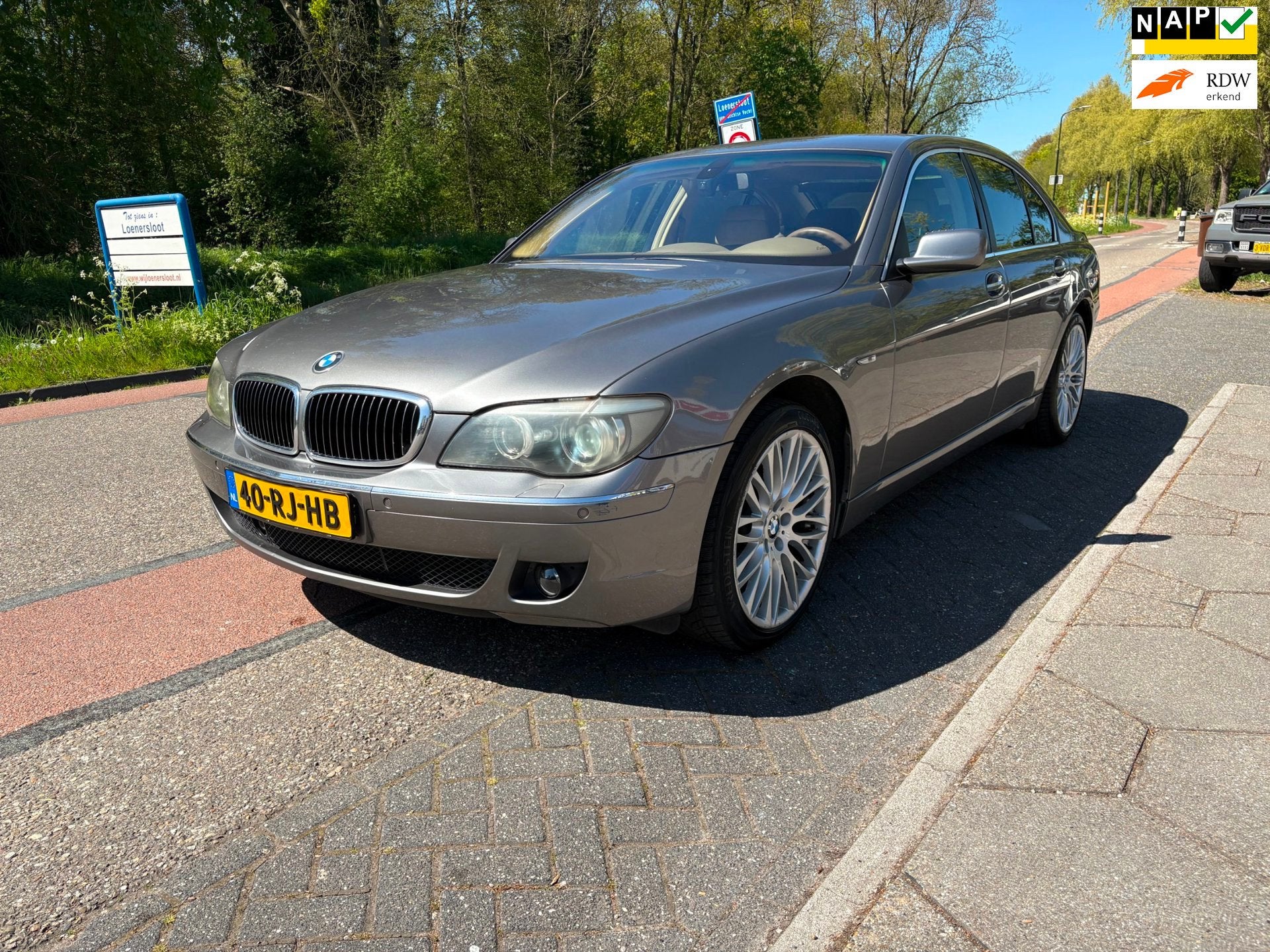BMW 7-serie 740i High Executive BAK STORING / RIJDBAAR!, Auto's, Automaat, Achterwielaandrijving, Gebruikt, 8 cilinders