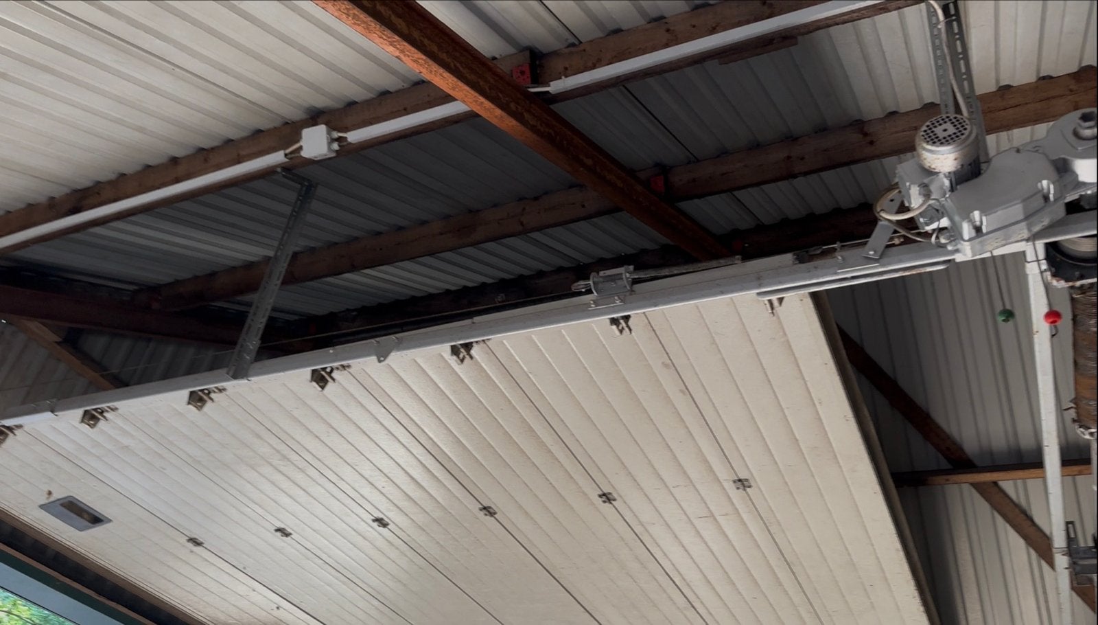 Crawford Overheaddeur / sectionaaldeur 360x380 cm, Doe-het-zelf en Verbouw, Ophalen, Gebruikt, Garagedeur, 120 cm of meer