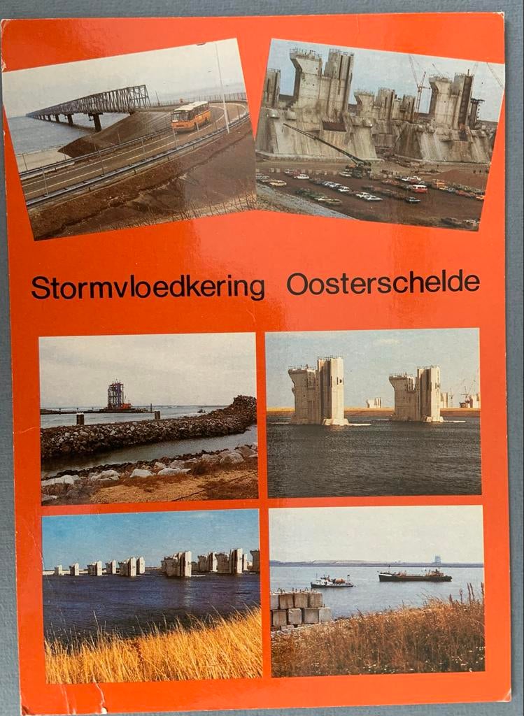 Stormvloedkering Oosterschelde, Verzenden, 1980 tot heden, Gelopen, Zeeland