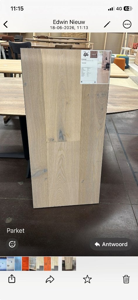 16m2 restpartij houten vloer Floorlife hoge korting!, Wit, Nieuw, 25 tot 50 m², Ophalen